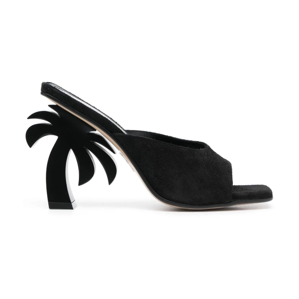 Palm Angels Zwarte sandalen Black Dames