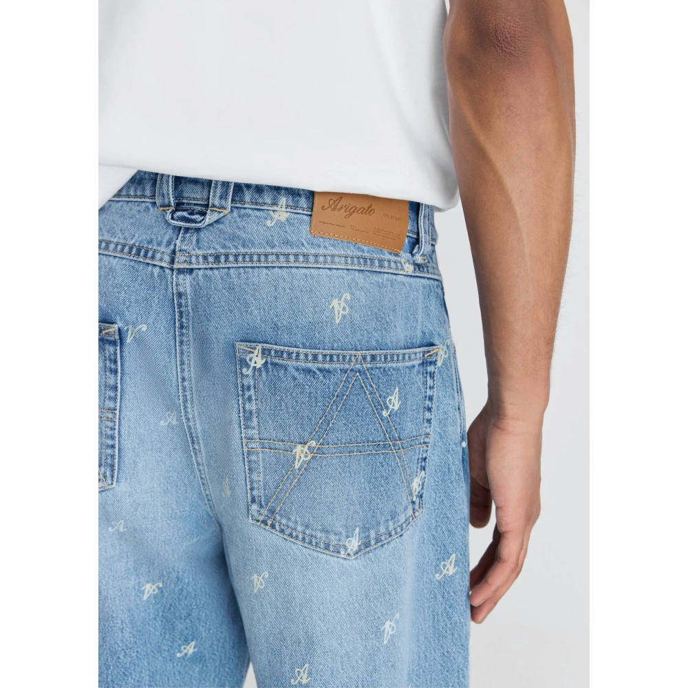 Axel Arigato Play Relaxed-Fit Jeans Blue Heren