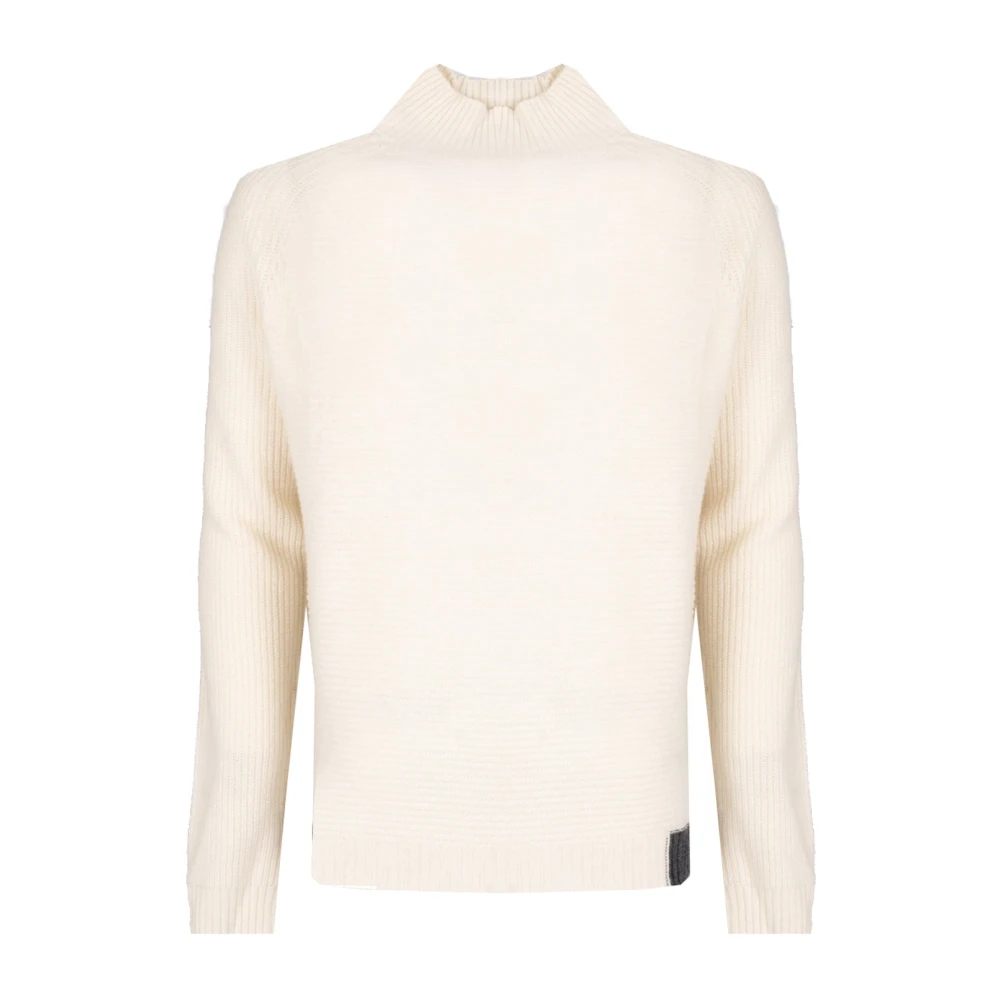Antony Morato Herren Beige Klassischer Golfpullover