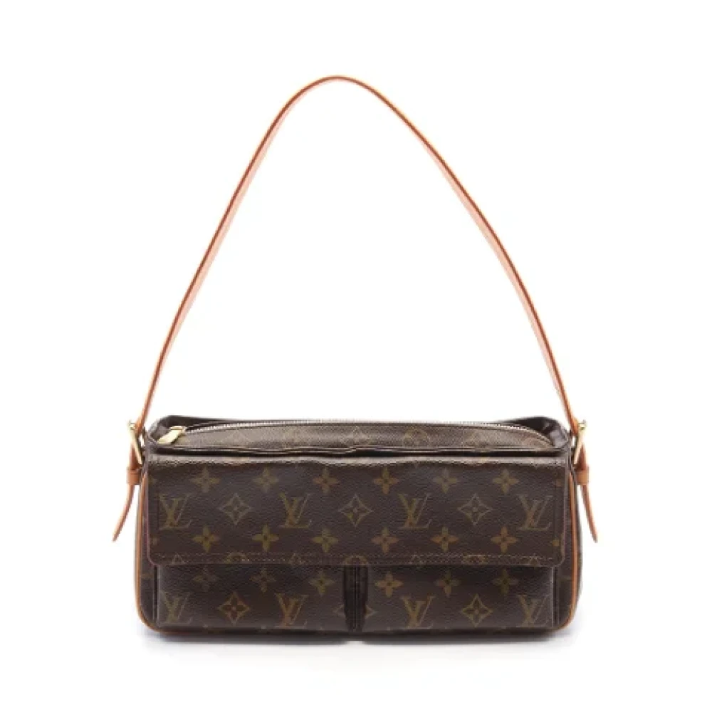 Louis Vuitton Vintage Pre-owned Leather louis-vuitton-bags Brown Dames