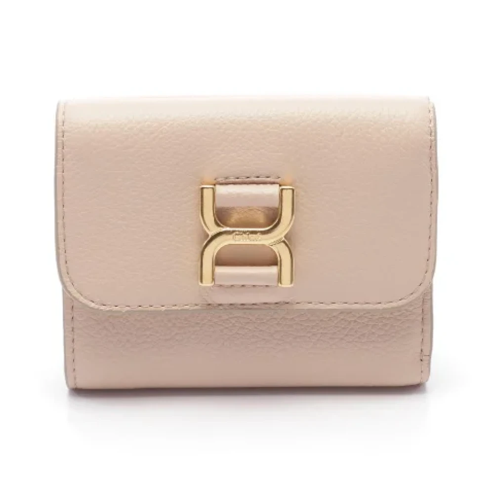 Chloé Pre-owned Leather wallets Pink Dames