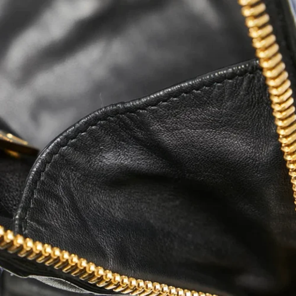 Miu Pre-owned Leather handbags Black Dames