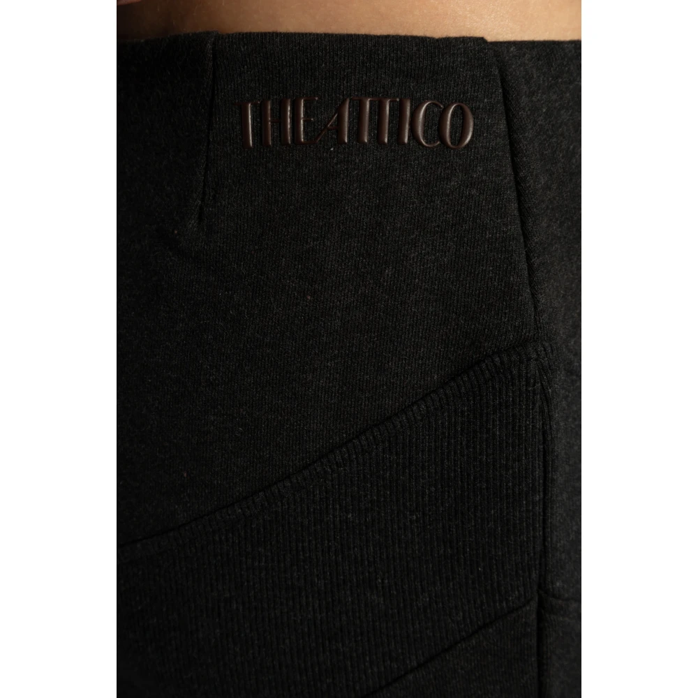 The Attico Rok met logo Black Dames