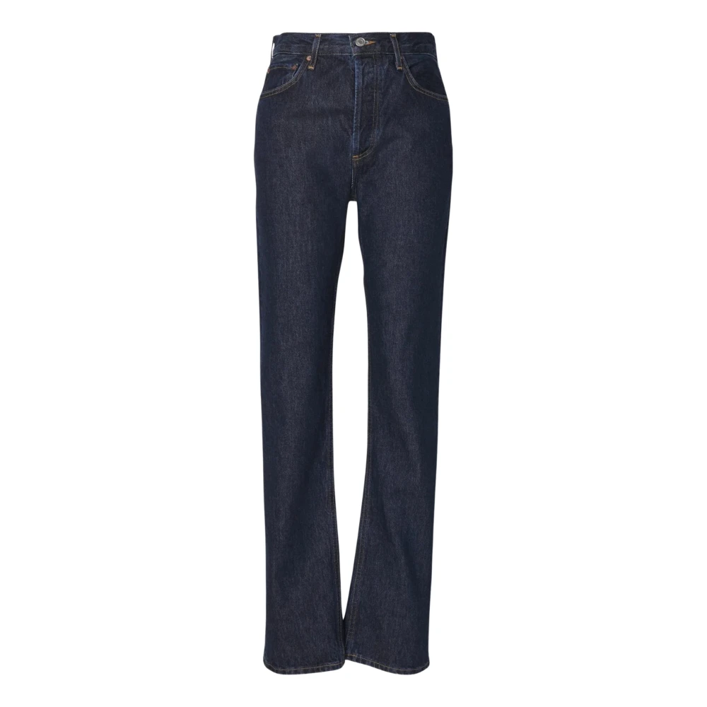 Agolde Vintage High-Waist Straight-Leg Jeans Blue Dames