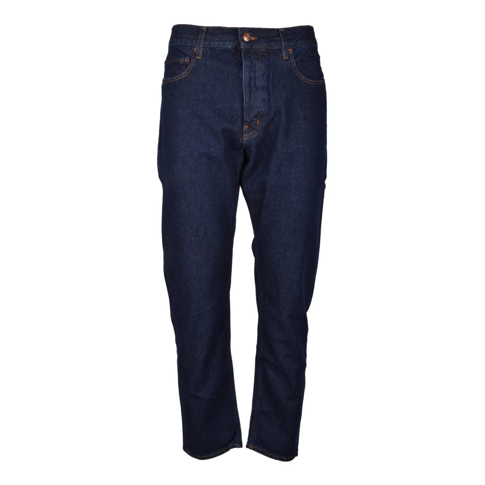 Haikure Katoenen Jeans Blue Heren
