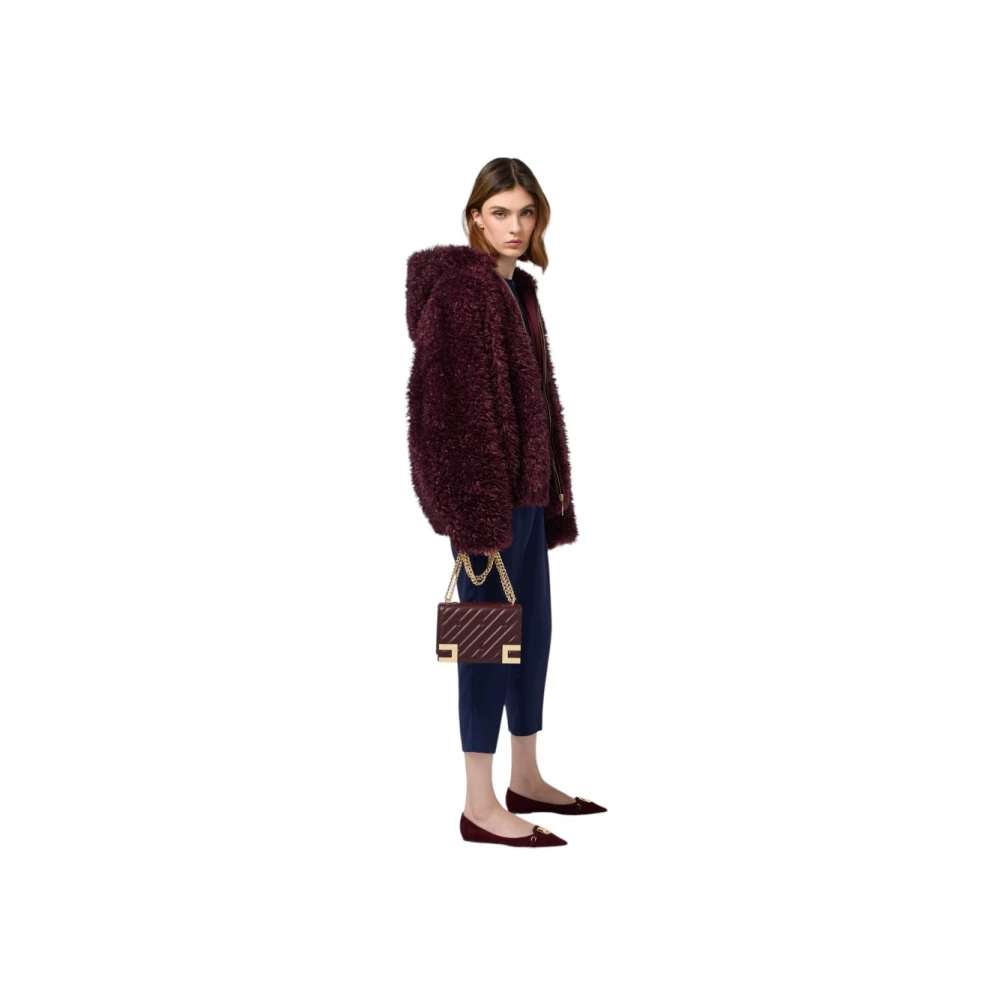 Elisabetta Franchi Stijlvolle Handtas voor Trendy Vrouwen Brown Dames