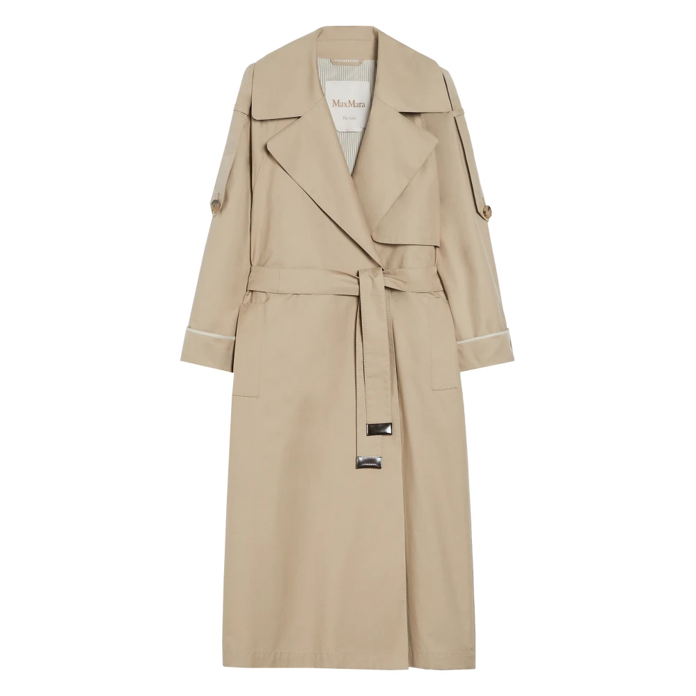 Max Mara Zand Trenchcoat Beige Dames