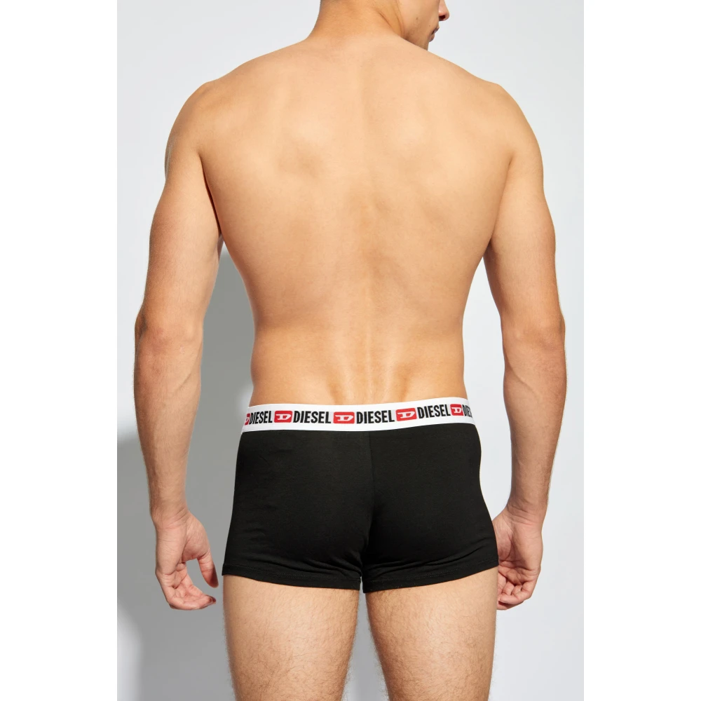 Diesel Twee-pack boxershorts Umbx-Shawntwopack Black Heren