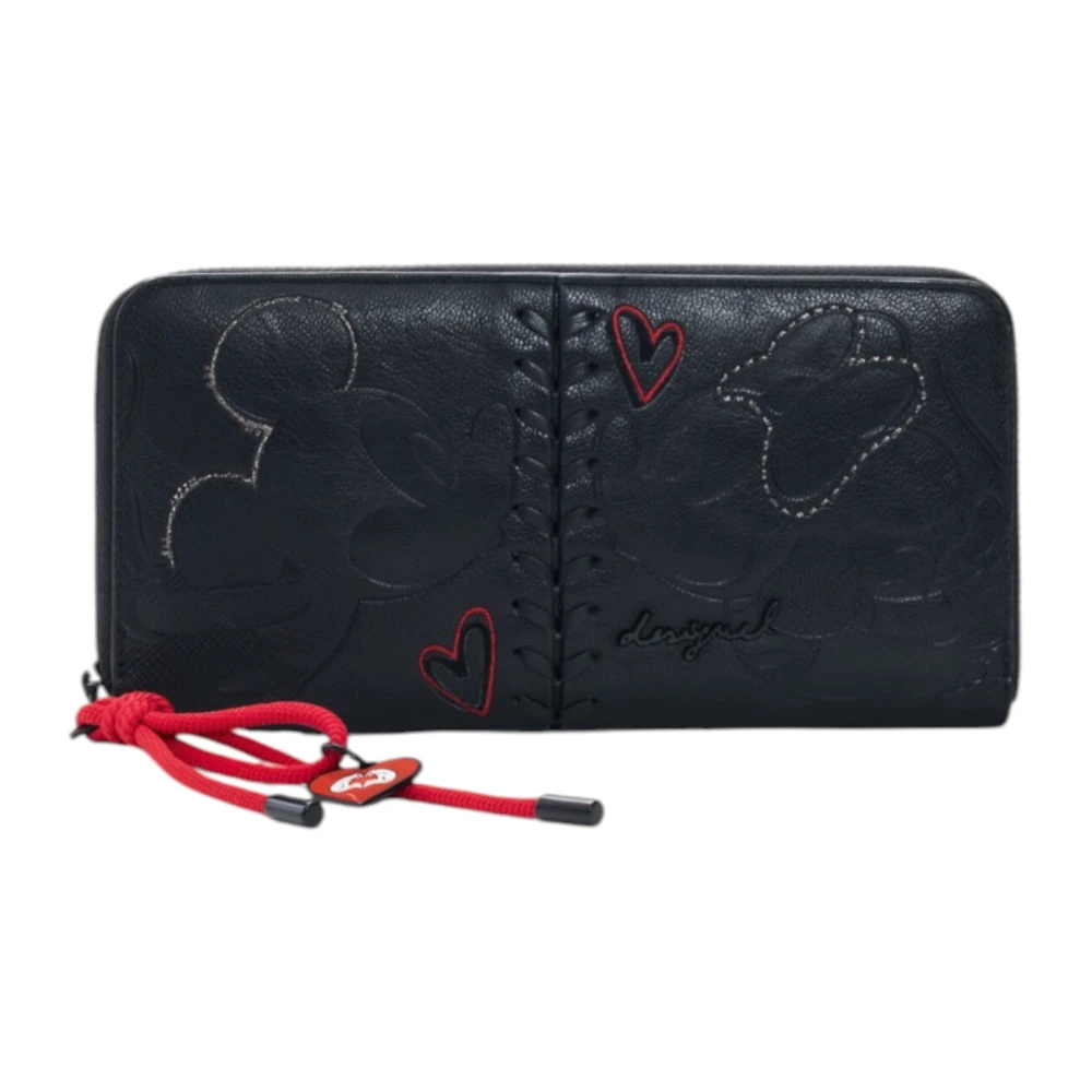 Desigual Donna Nero - Mone All Mickey Fiona Wallet - Accessories - One Size