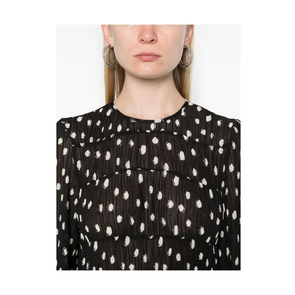 BAUM UND PFERDGARTEN Zwarte Upcycled Jurk Mode Black Dames