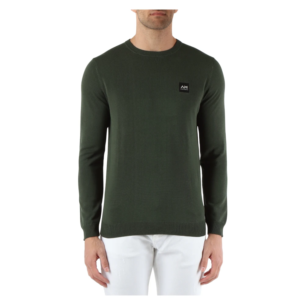 Antony Morato Slim Fit Katoen Viscose Sweater Green Heren