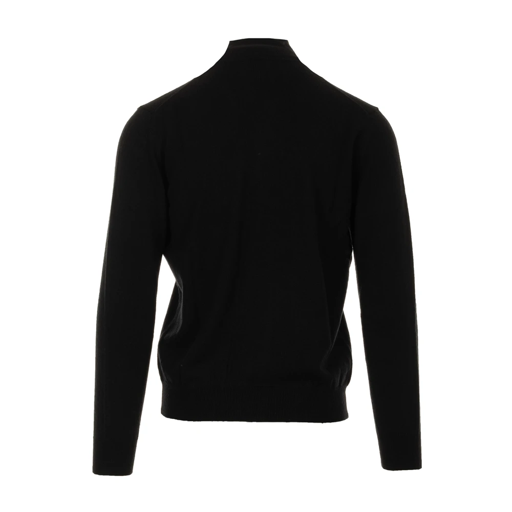 Kangra Zwarte Rits Trui Black Heren