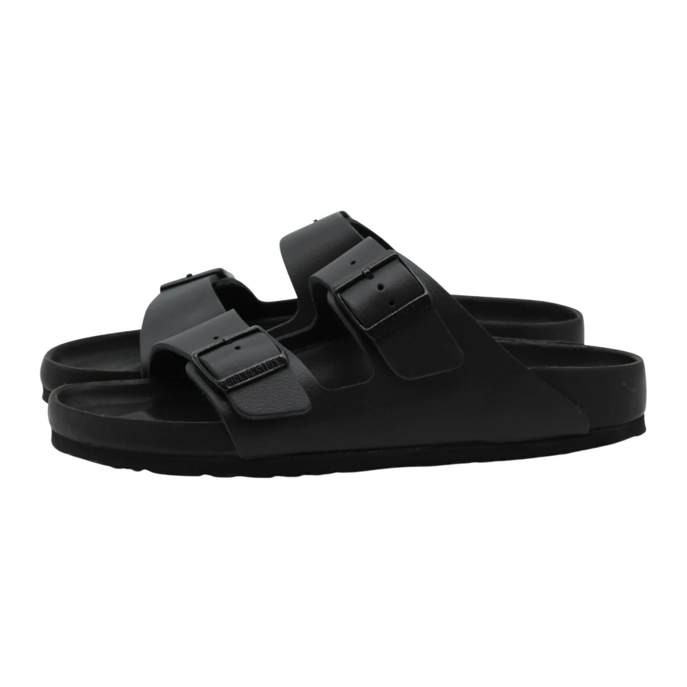 Birkenstock Arizona Lädersandaler, Svarta Black, Herr