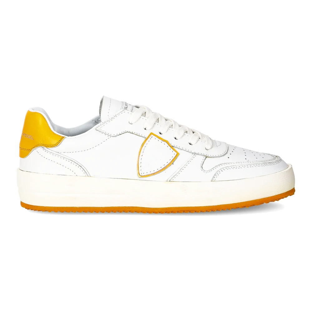 Philippe Model Uomo Bianco Sneakers Nice Tennis