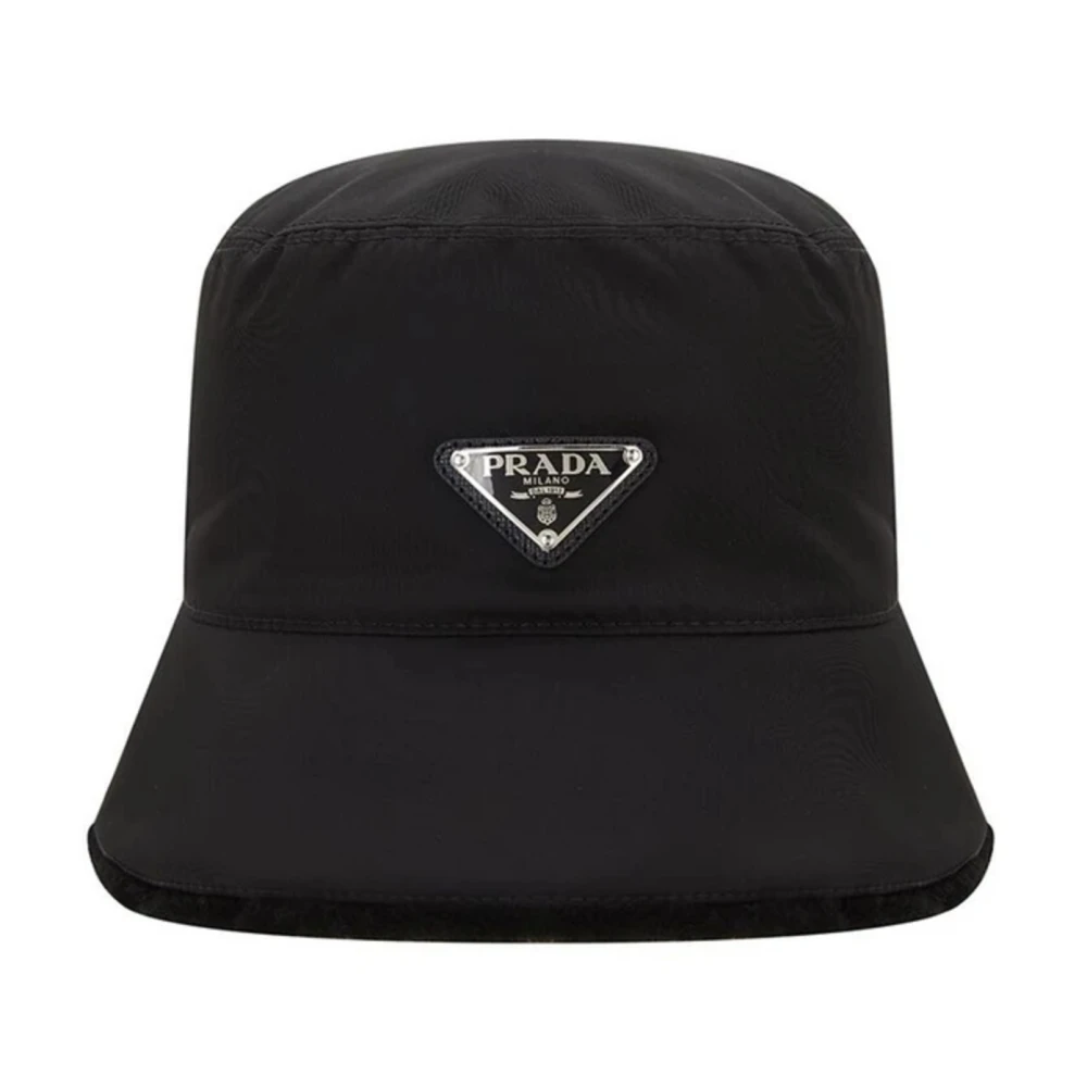 Prada Hats Black Dames