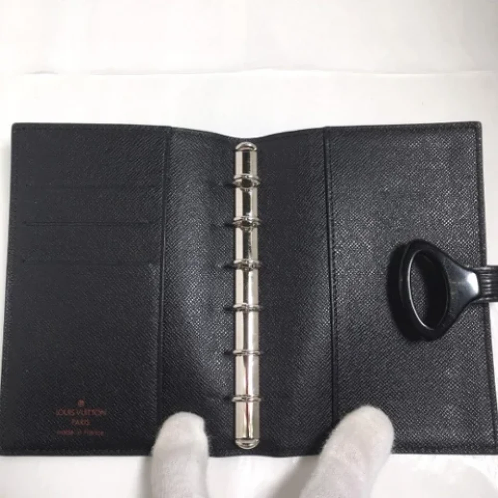 Louis Vuitton Vintage Pre-owned Leather home-office Black Dames