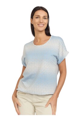 himmelbla-bluse-med-print