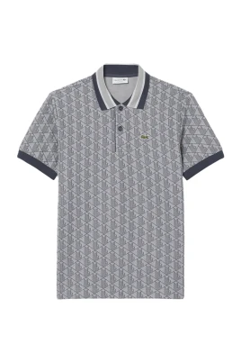 Klassisk passform Monogram Jacquard Pikétröja