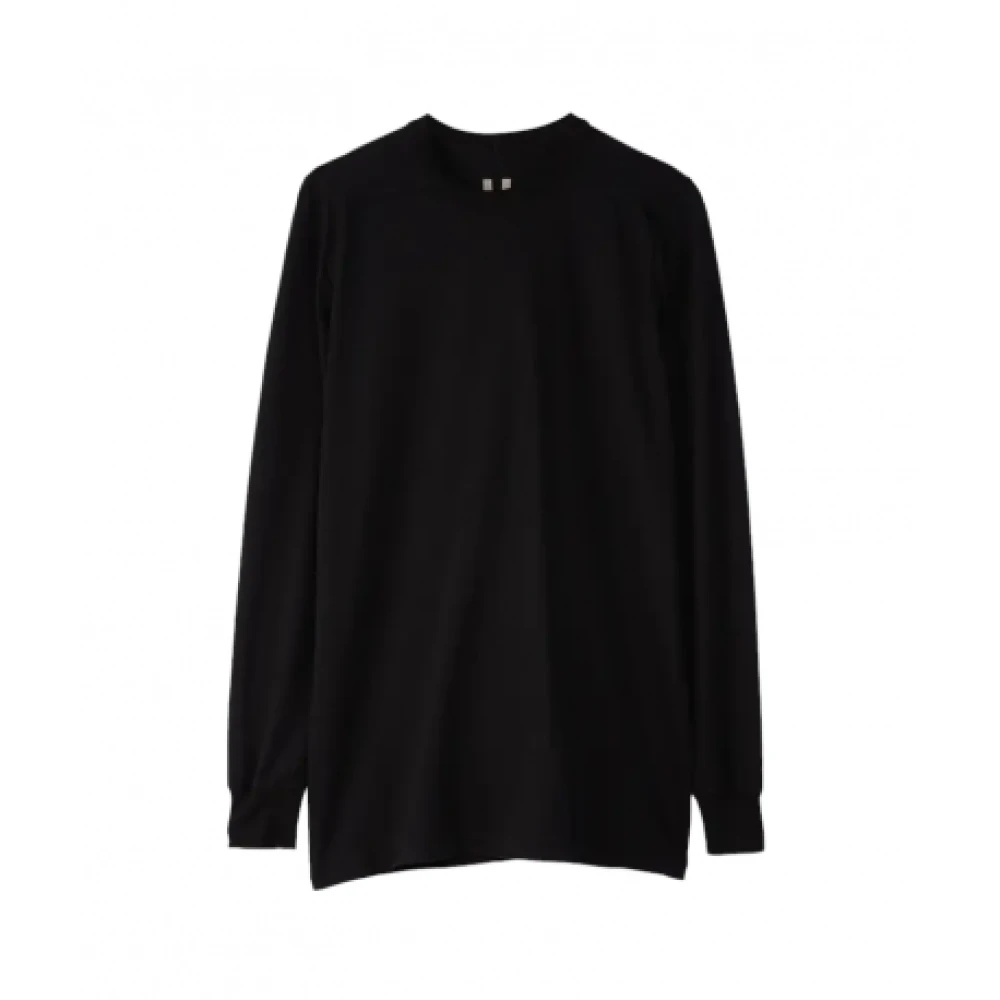 Rick Owens Long Sleeve Katoenen T-shirt Black Heren