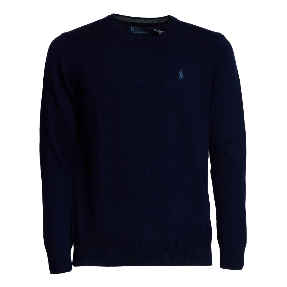 Polo Ralph Lauren Uomo Blu Maglione Girocollo