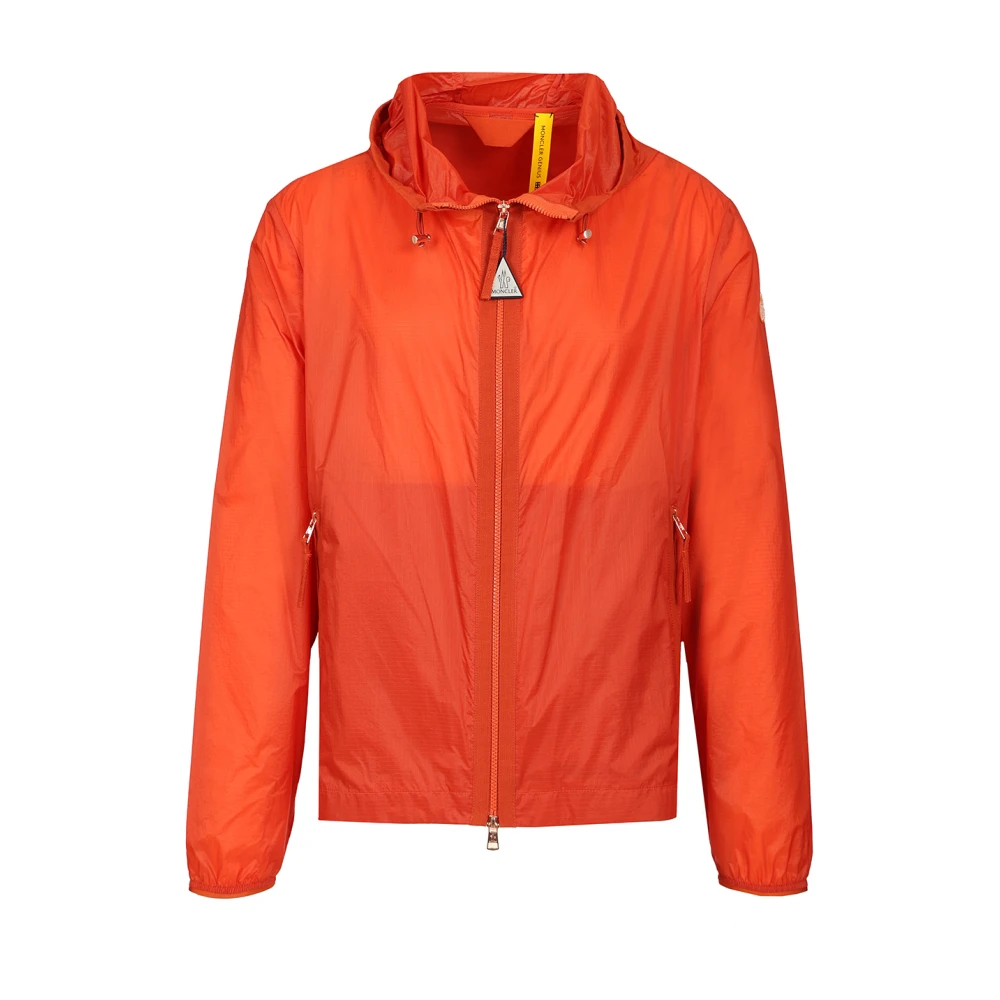Moncler Red Hamlin Hooded Windbreaker - Male - Light Jackets - L - Jackets