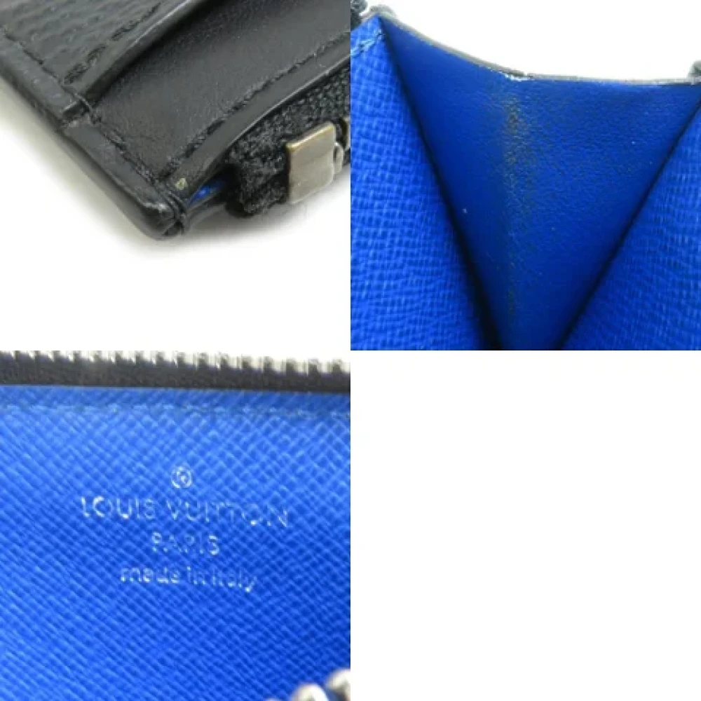 Louis Vuitton Vintage Pre-owned Fabric wallets Black Heren