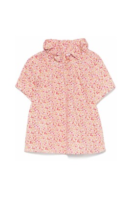 ruffle-collar-short-sleeve-blouse