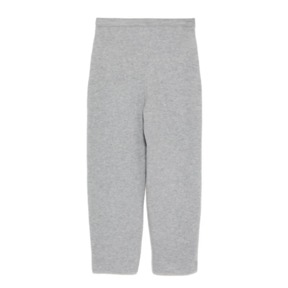 Ulla Johnson Grijze Wollen Gebreide Broek Delphine Gray Dames