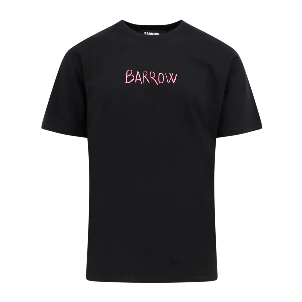Barrow Iconisch Logo Katoenen T-Shirt Black Heren
