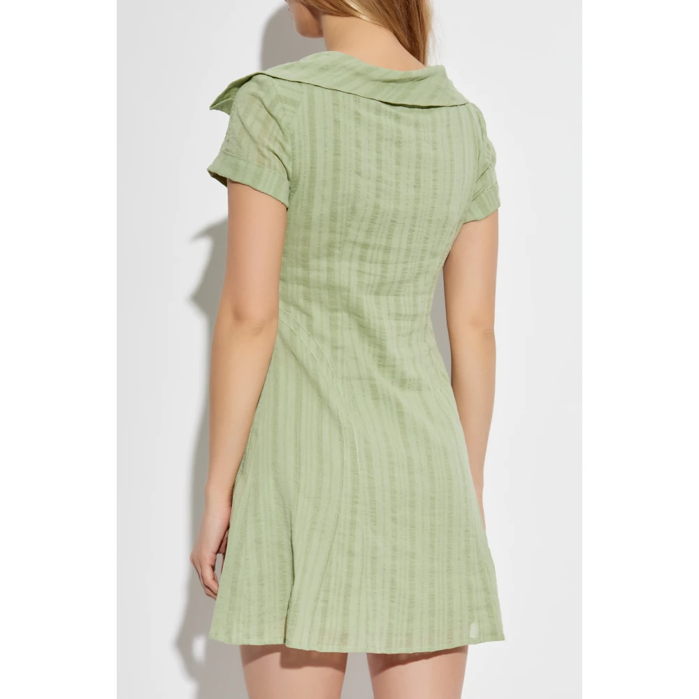 Cult Gaia Jurk Alix Green Dames
