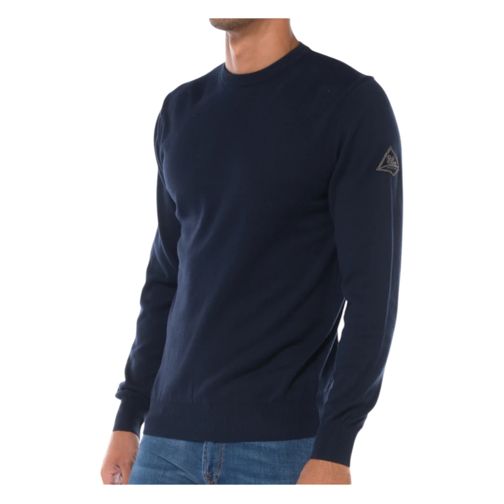 Roy Roger's Trui met ronde hals Blue Heren