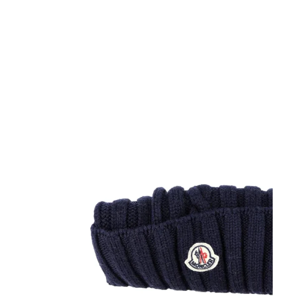 Moncler Pre-owned Cotton hats Blue Dames