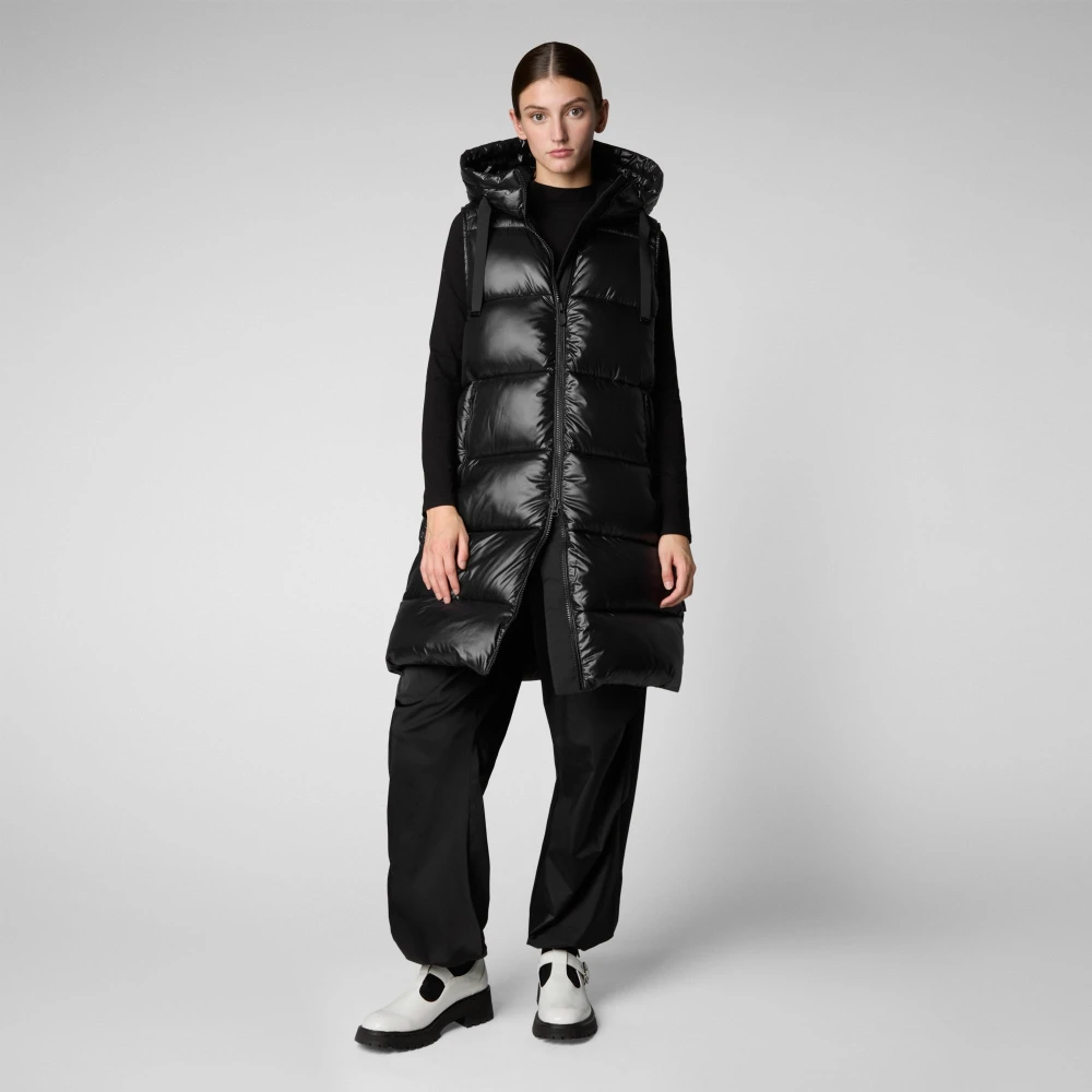 Save The Duck Zwarte Jassen voor Mannen en Vrouwen Black Dames