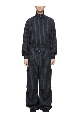 Pinstripe Ut Straight Leg Trousers