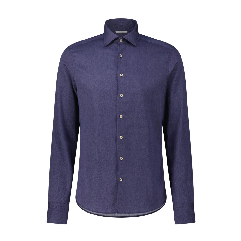 Stenströms Katoenen Overhemd Klassieke Stijl Blue Heren