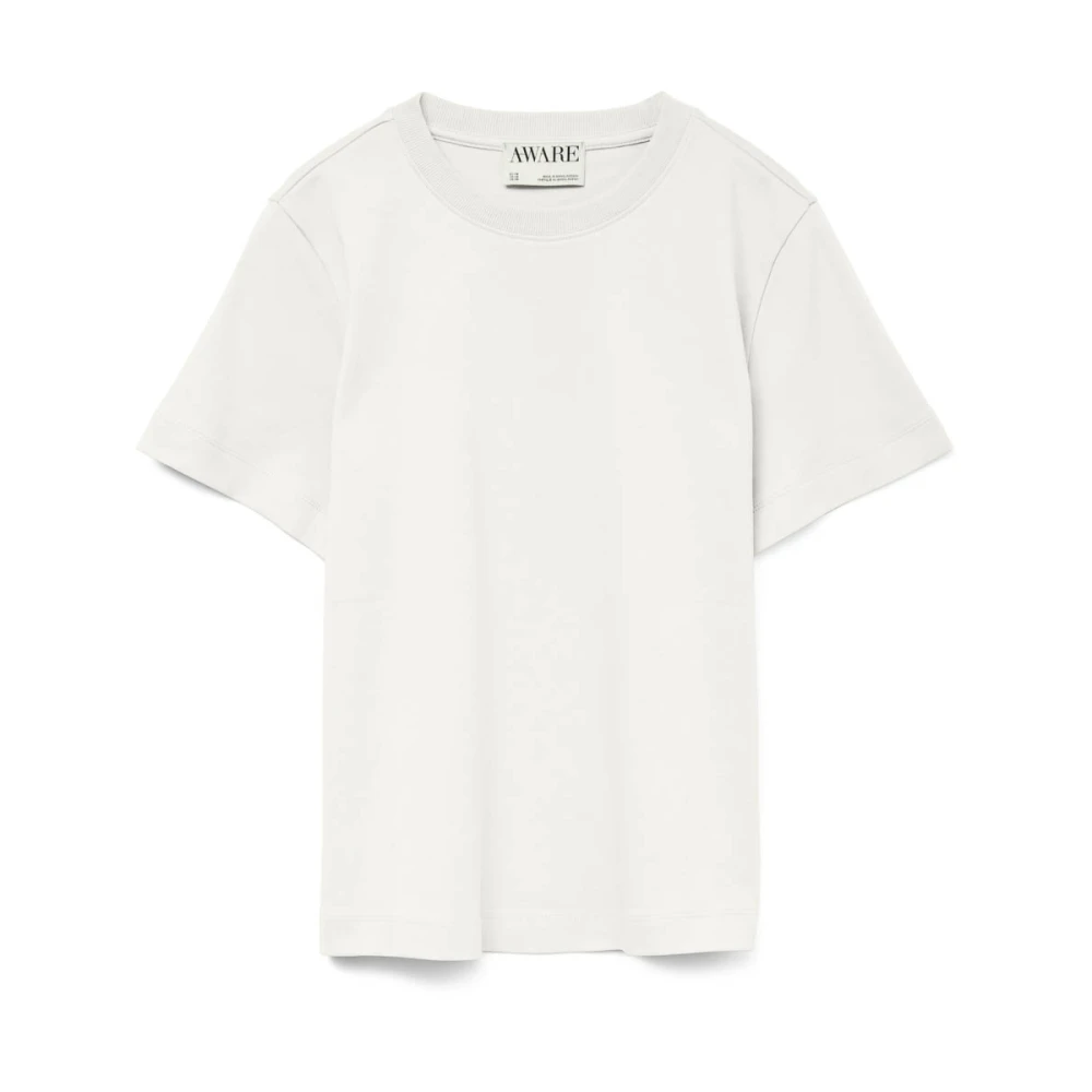 Vero Moda Awnaima O-Neck T-Shirt Snow White Heren