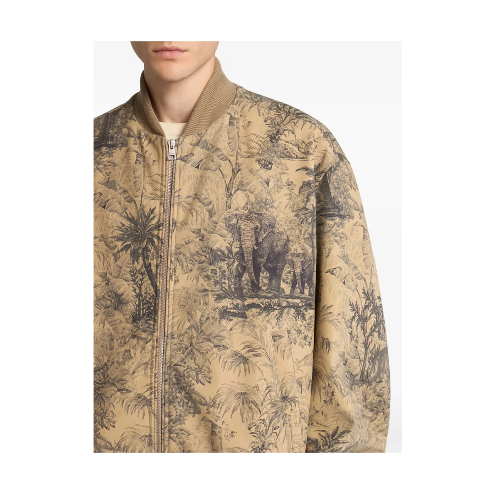 ETRO Beige Ritssluiting Geribbelde Buitenkleding Beige Heren
