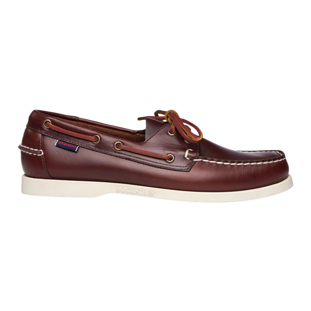 Sebago Brown Boat Shoes, Male, 10 Uk, Portland Sailor Shoes