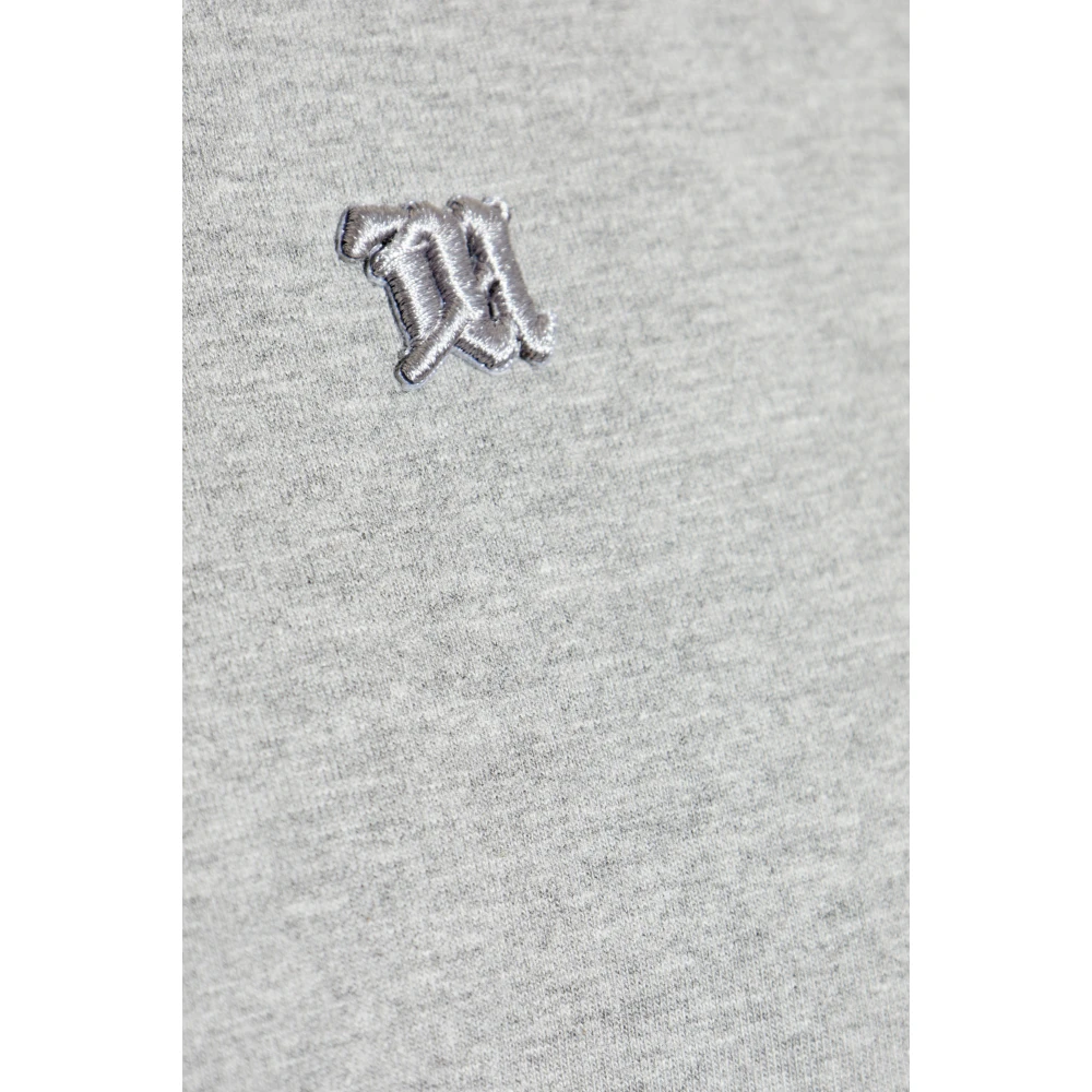 Misbhv T-shirt met geborduurd logo Gray Heren