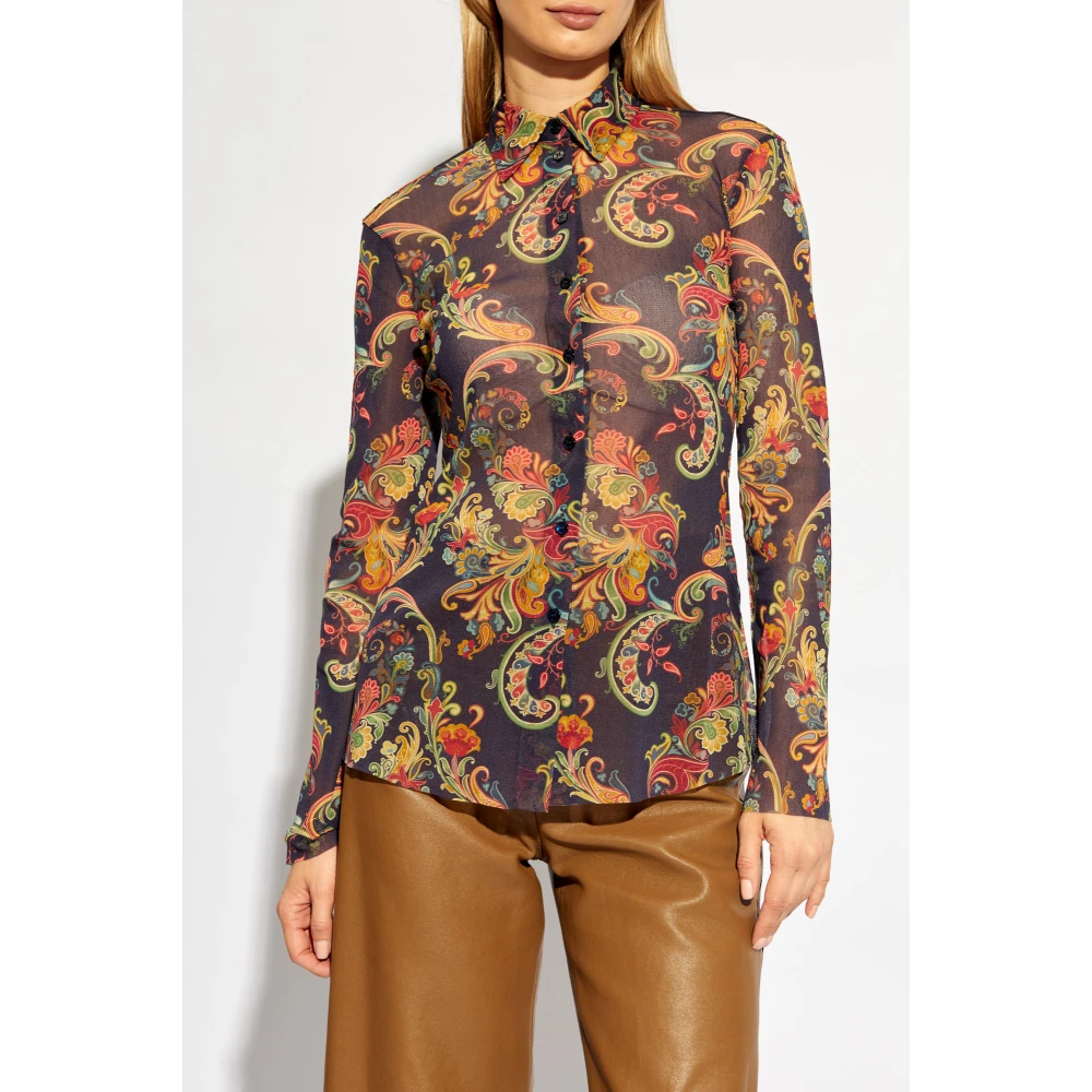 ETRO Gestreept overhemd door Multicolor Dames