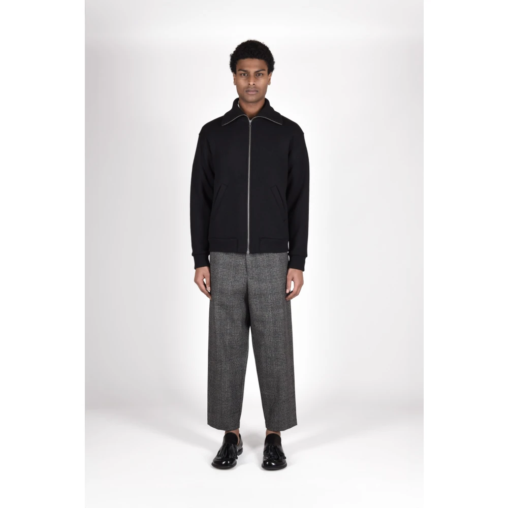 Barena Venezia Wolmix Gebreide Trui Black Heren