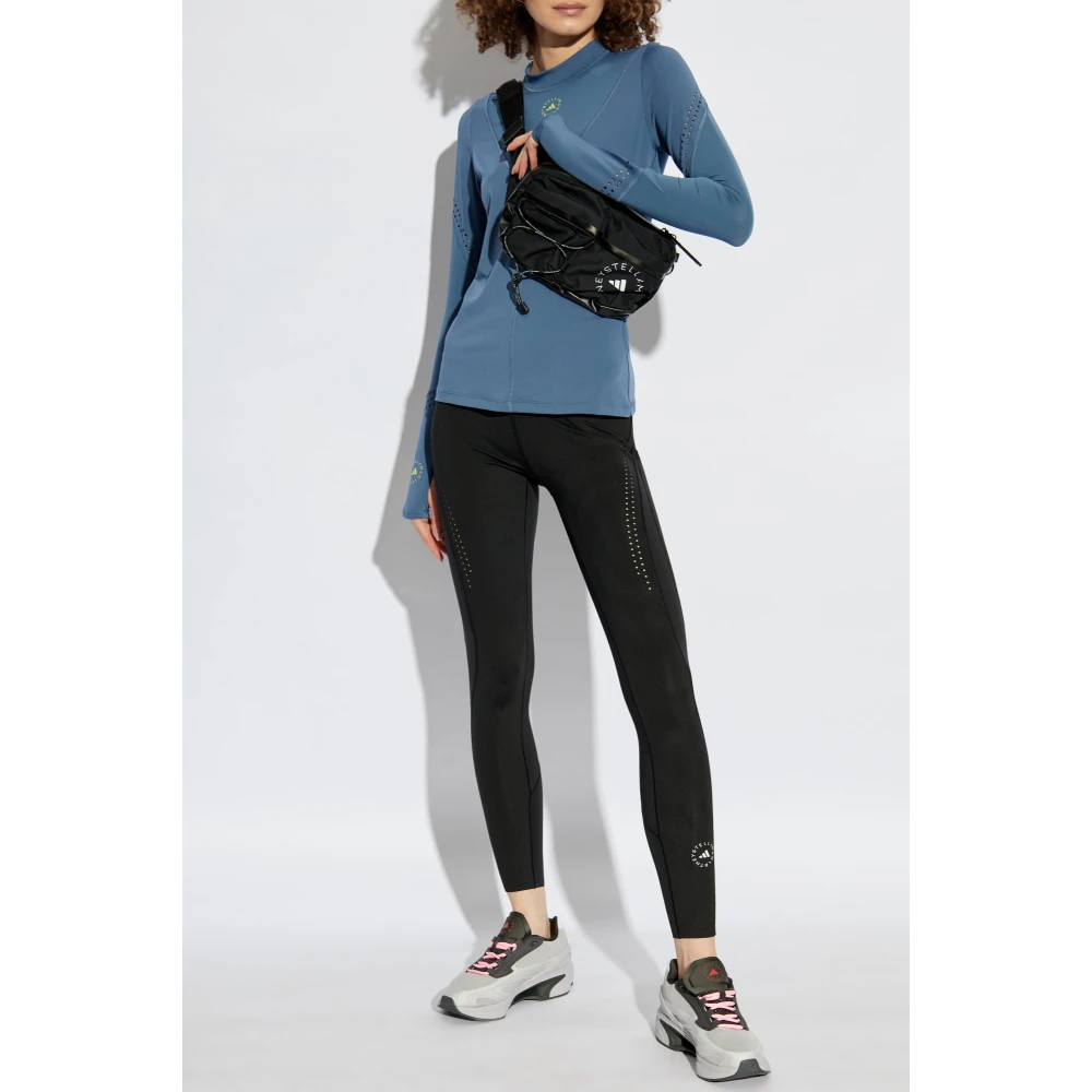 adidas by stella mccartney Logo Top Blue Dames