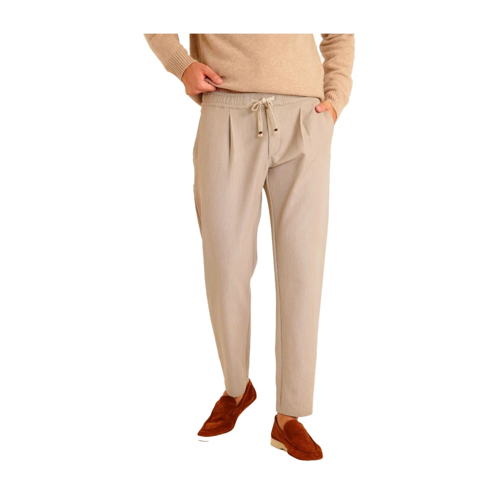 Cala 1789 Beige Joggingbroek Wortelpasvorm Beige Heren