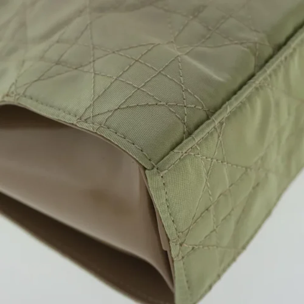 Dior Vintage Pre-owned Fabric dior-bags Beige Dames