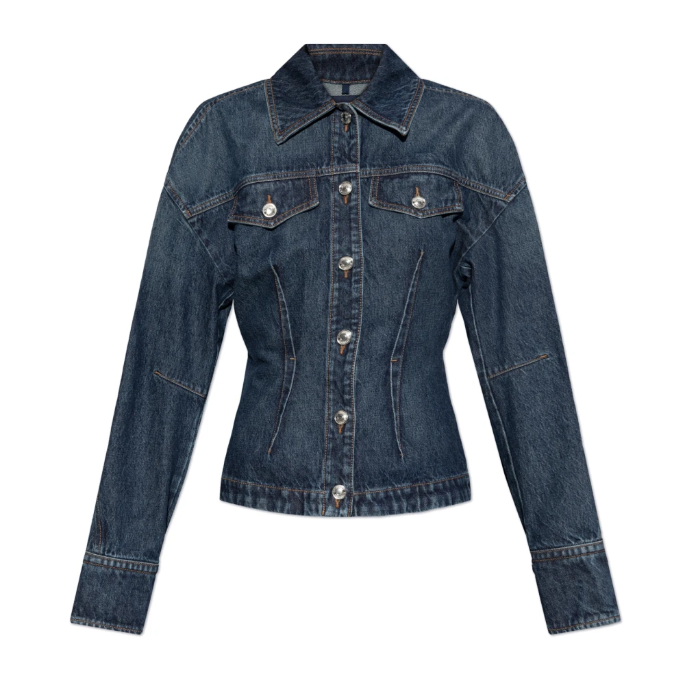 SPORTMAX Denim jas Filato Blue Dames