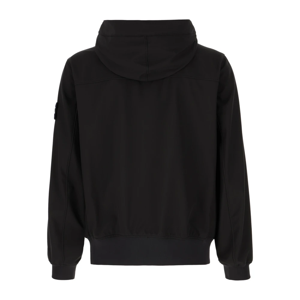 Stone Island Stijlvolle Jassen voor Mannen Black Heren