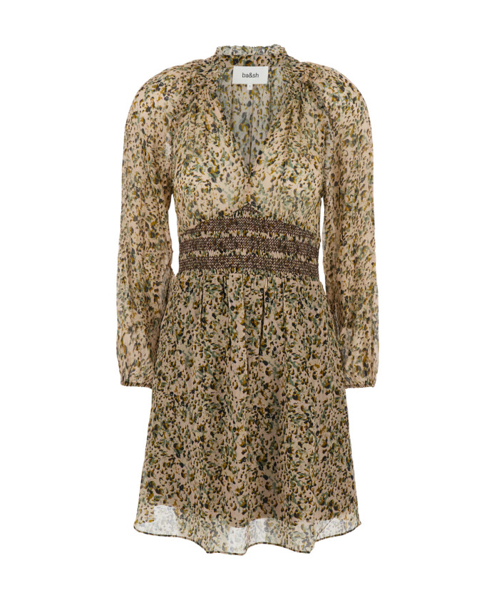 robe-multicolore-avec-col-en-v-et-imprime-all-over