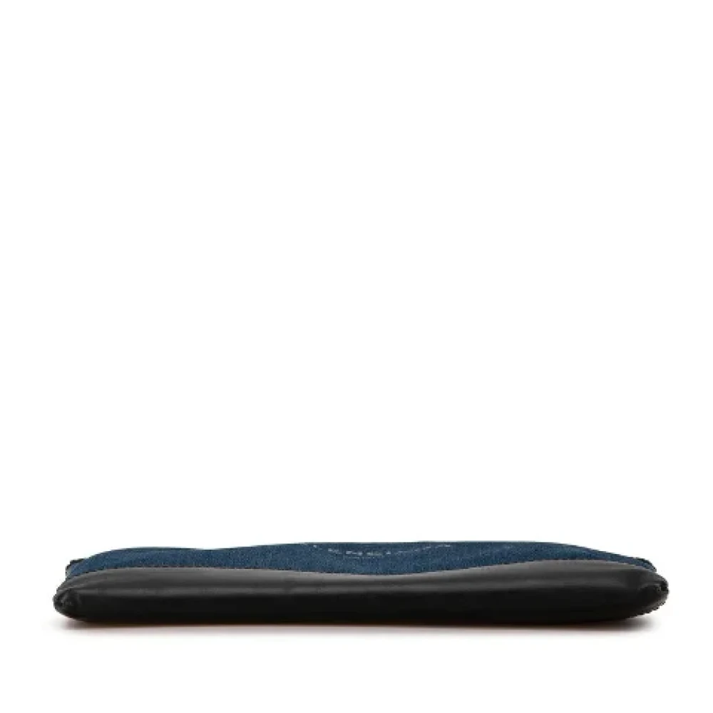 Balenciaga Vintage Pre-owned Canvas clutches Blue Dames