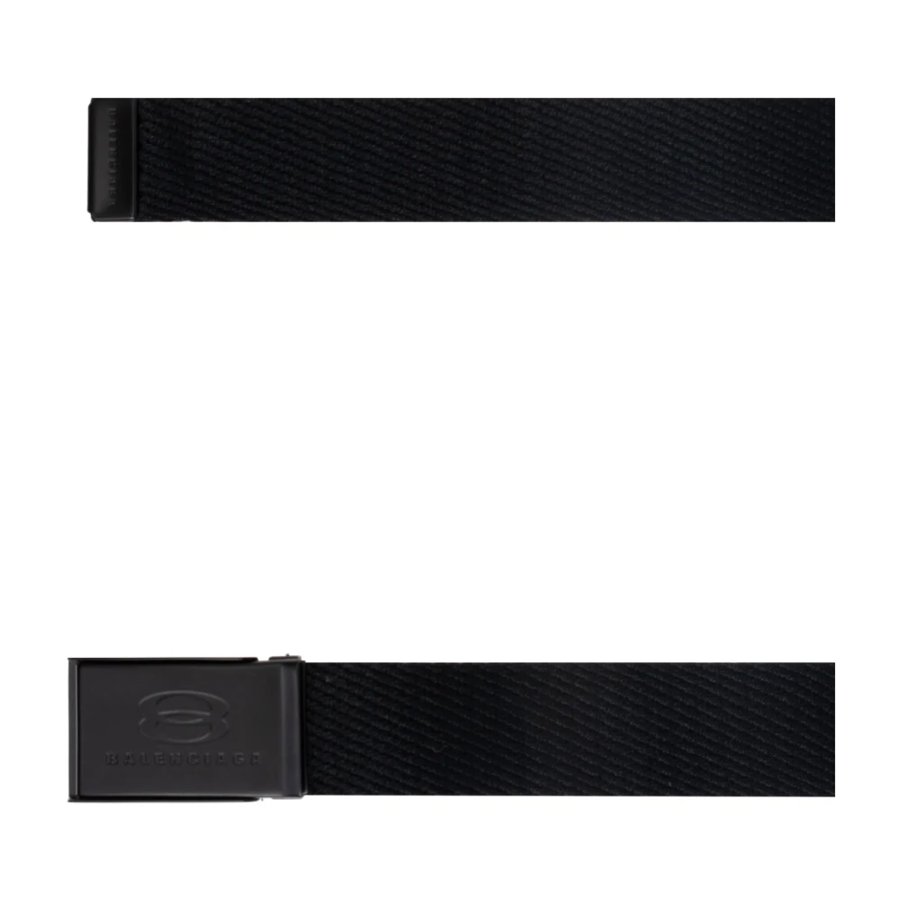 Balenciaga Stoffen Riem Black Heren