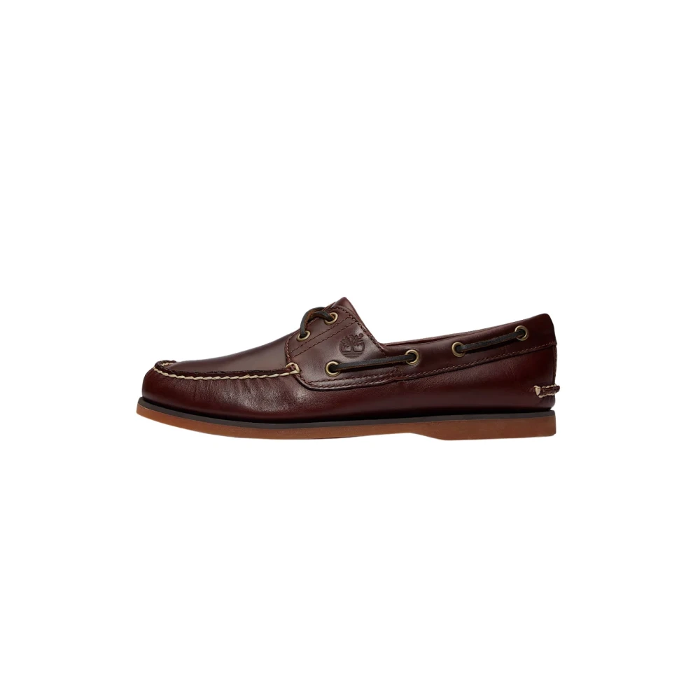 Timberland Uomo Marrone Scarpe Da Barca Classiche